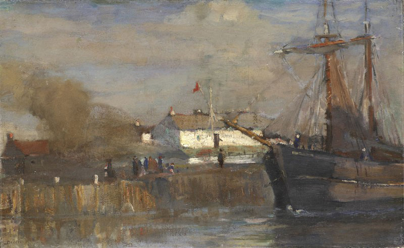 Schooner_by_a_Quayside