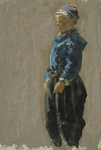 Study of a boy weari#1960A2