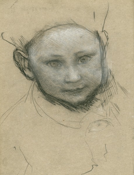 Study of a boy's head
