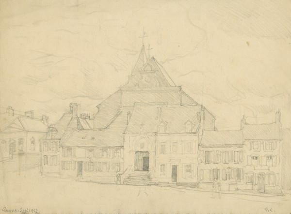 Study of a church in#1960A6