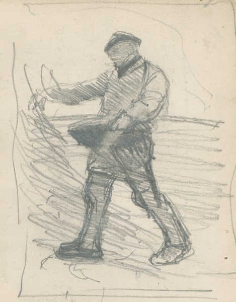 Study of a man sowin#1960B7