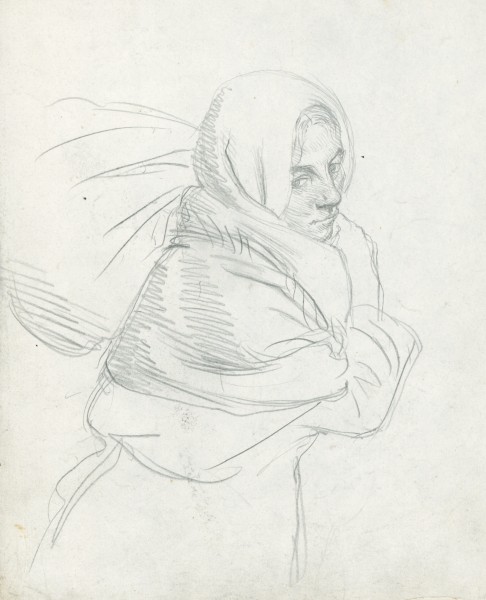 Study of a woman car#1960C0