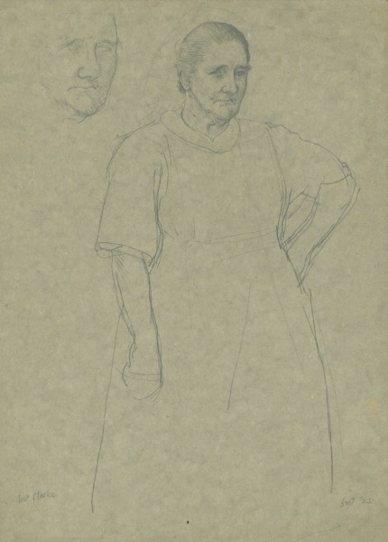 Study of an old woma#1960CA