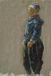 Study of a boy weari#1960A2