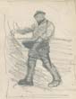 Study of a man sowin#1960B7