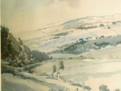 Wensleydale In The Snow
