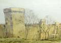 Figures Before A Castle