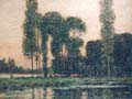 Wooded river scene